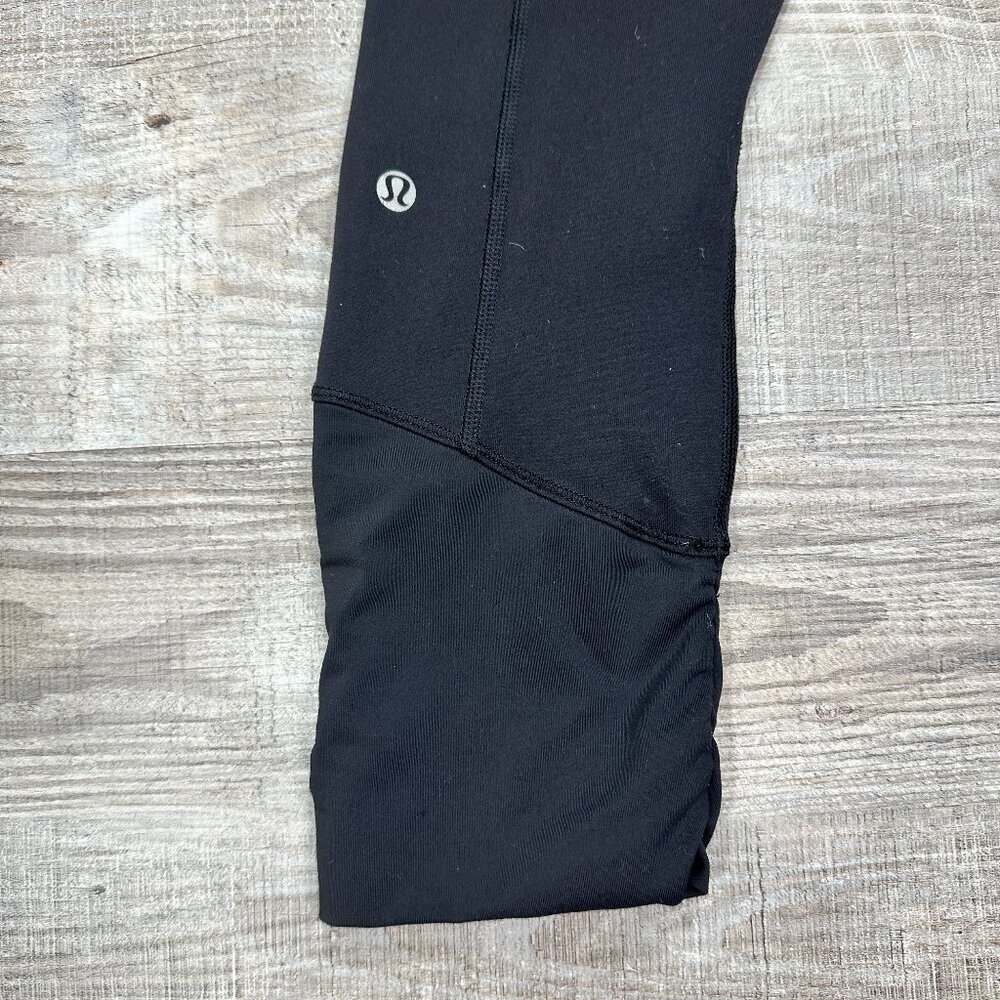 Lululemon Athletica Runday Crop Black Legging Yoga size 6 - Picture 7 of 11